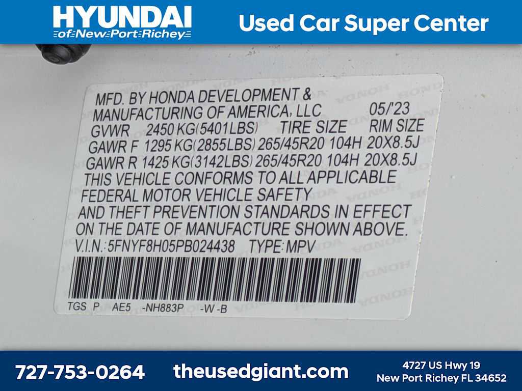 Used 2023 Honda Passport Elite image 44