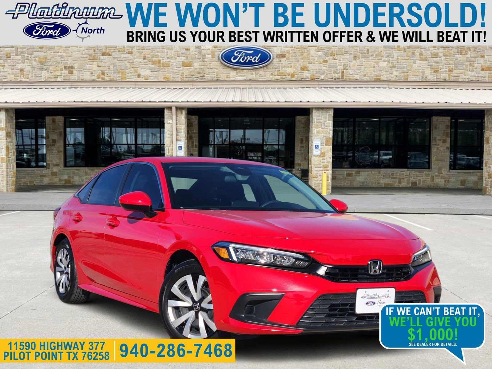 Used 2024 Honda Civic LX image 1