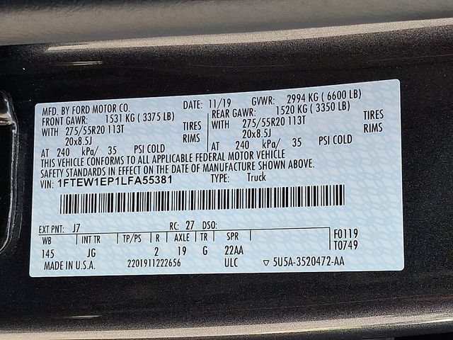 Used 2020 Ford F150 XL w/ Equipment Group 101A Mid AWD/4WD image 26