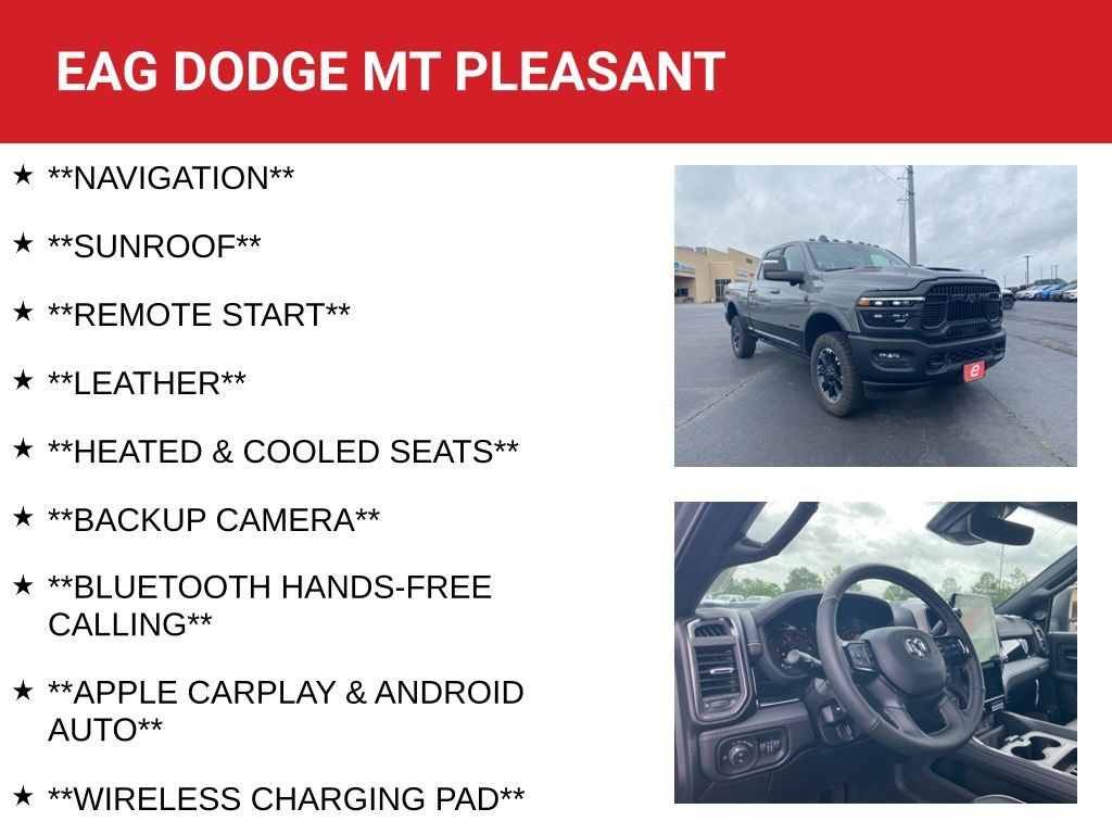 New 2026 RAM 2500 Rebel w/ Rebel Level 2 Equipment Group AWD/4WD image 4