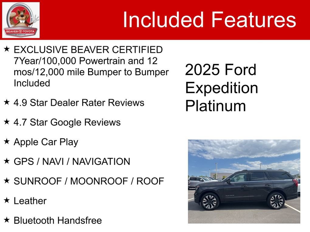 Used 2025 Ford Expedition Platinum w/ Driver's Package AWD/4WD image 5
