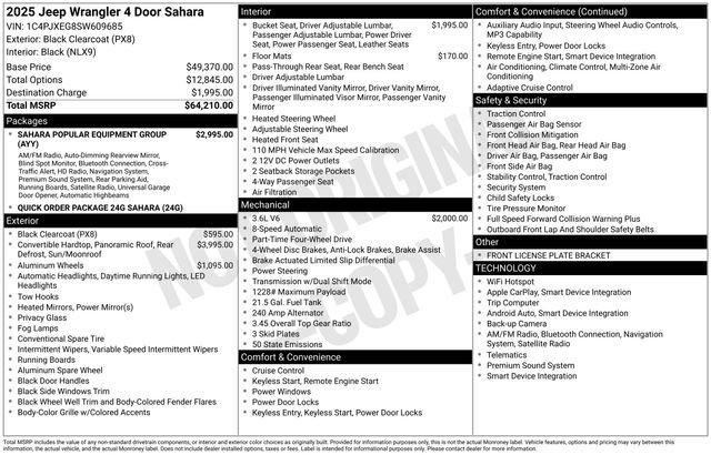 Used 2025 Jeep Wrangler Sahara image 4