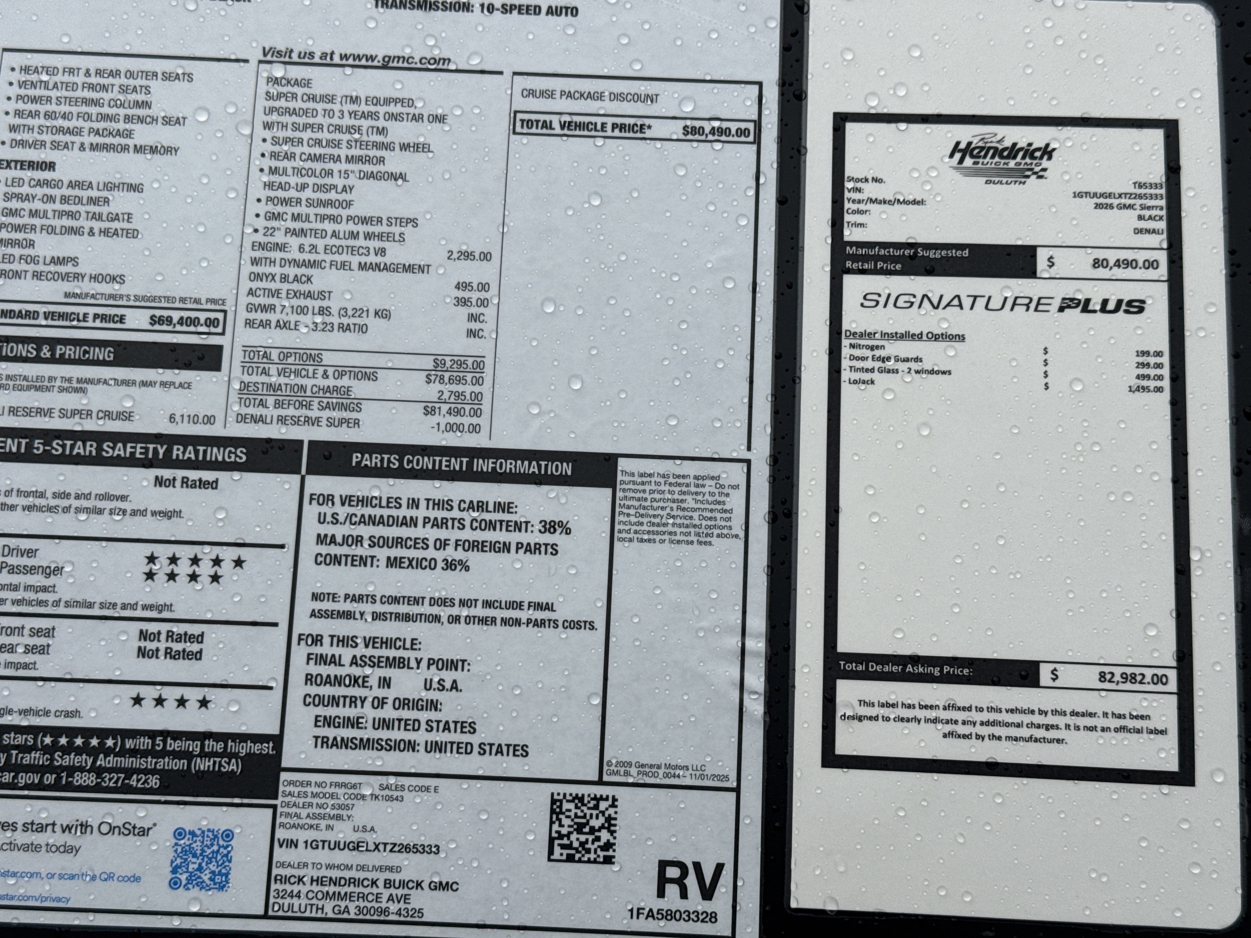 New 2026 GMC Sierra 1500 Denali AWD/4WD image 37