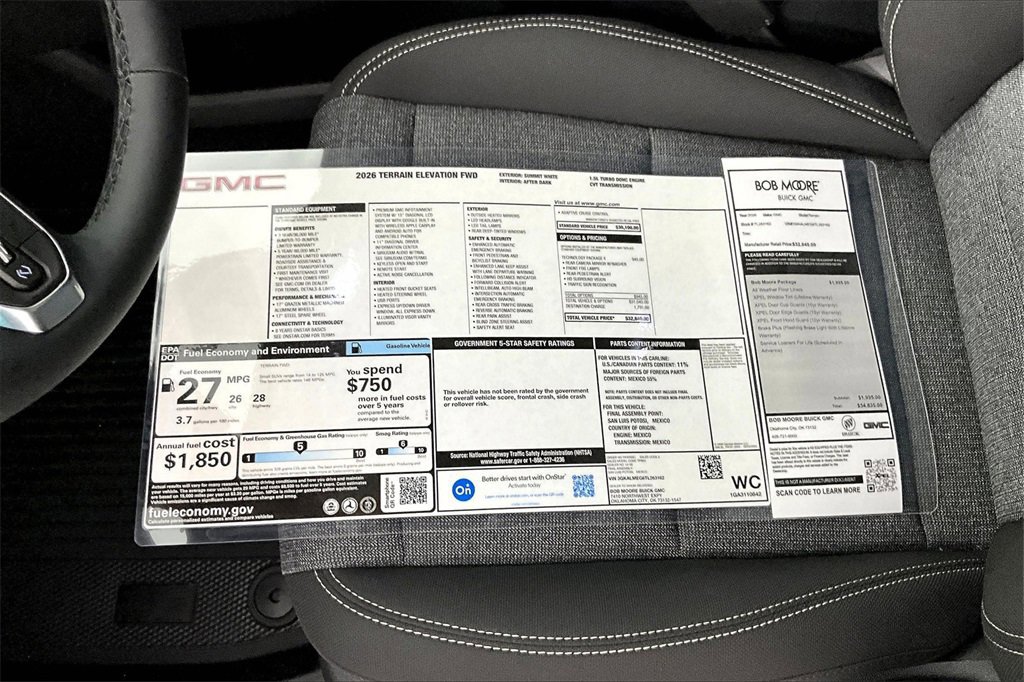New 2026 GMC Terrain Elevation w/ Technology Package II image 13