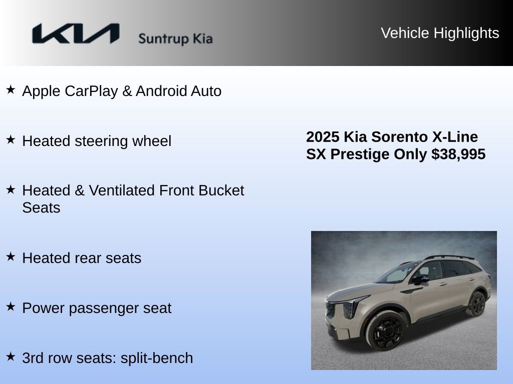 Used 2025 Kia Sorento SX Prestige image 15