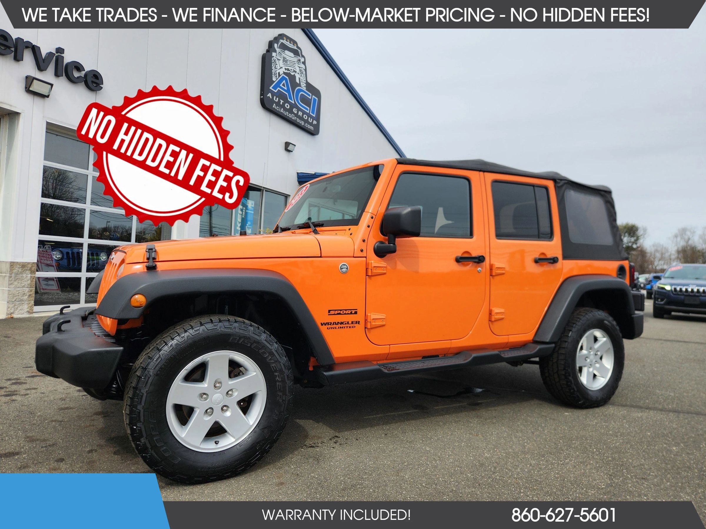 Used 2013 Jeep Wrangler Unlimited Sport AWD/4WD image 1