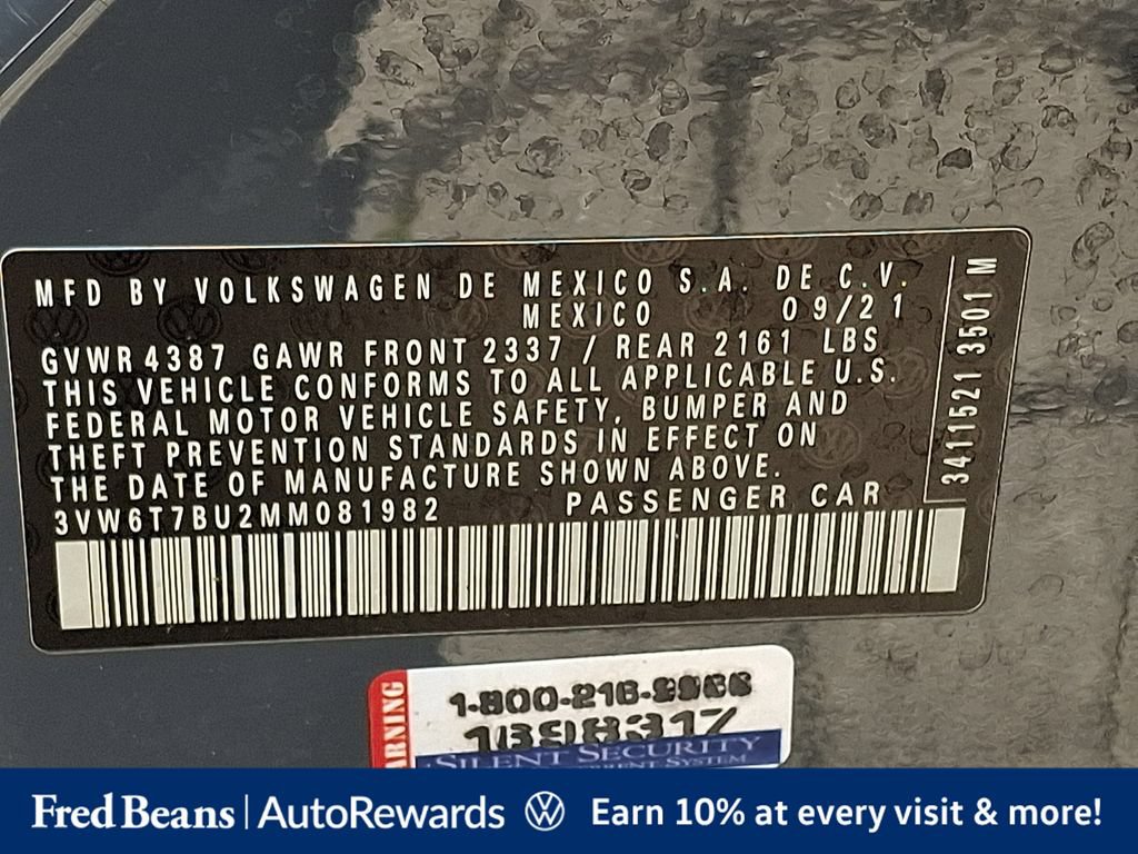 Certified 2021 Volkswagen Jetta GLI FWD image 33