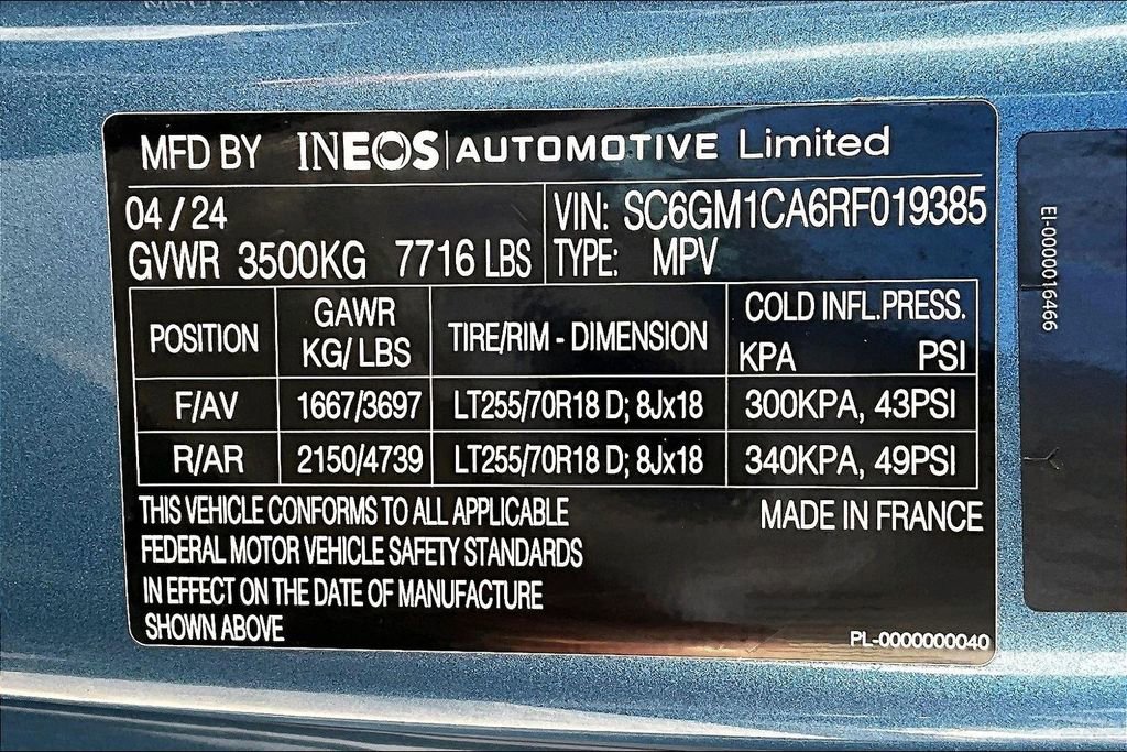 Used 2024 INEOS Grenadier Fieldmaster Edition image 17