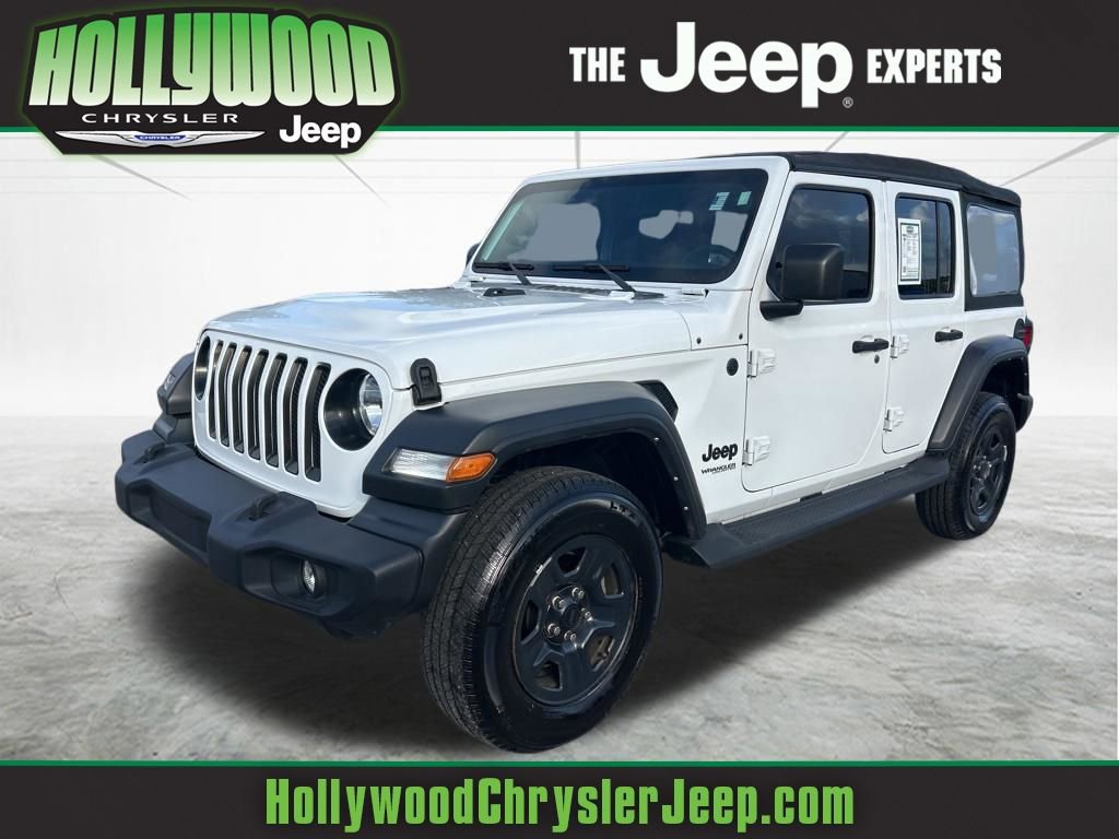 Used 2022 Jeep Wrangler Unlimited Sport image 1