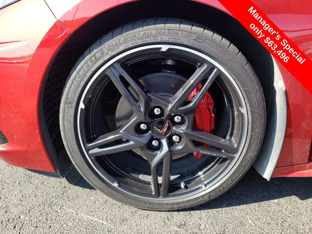 Used 2021 Chevrolet Corvette Stingray Preferred Cpe w/ Body-Color Dual Roof Package RWD image 27