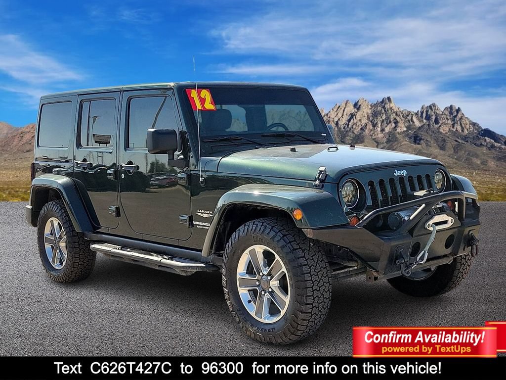 Used 2012 Jeep Wrangler Unlimited Sahara w/ Connectivity Group