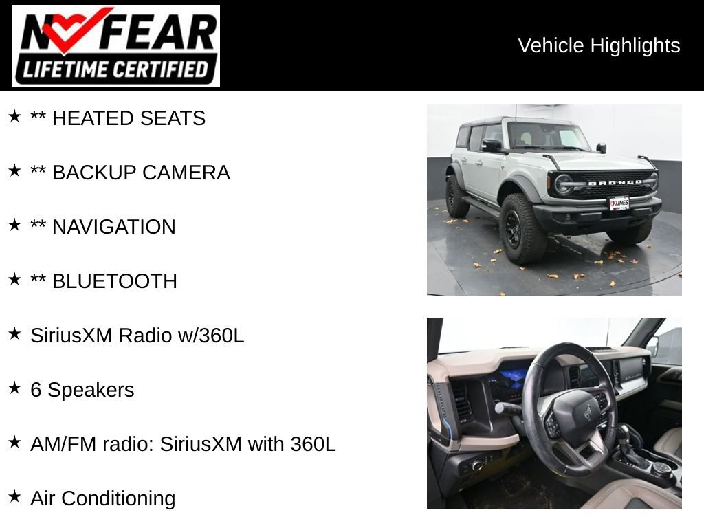 Used 2021 Ford Bronco Wildtrak image 2