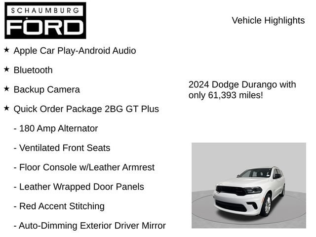 Used 2024 Dodge Durango GT AWD/4WD image 7