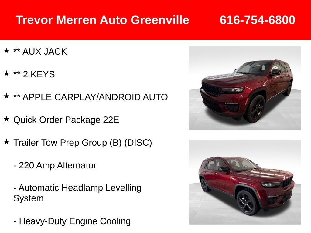 Used 2023 Jeep Grand Cherokee Limited w/ Black Appearance Package image 20