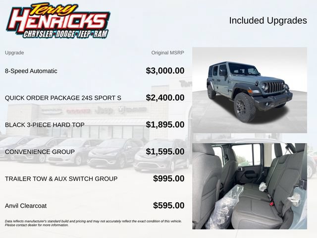 New 2026 Jeep Wrangler Unlimited Sport AWD/4WD image 8