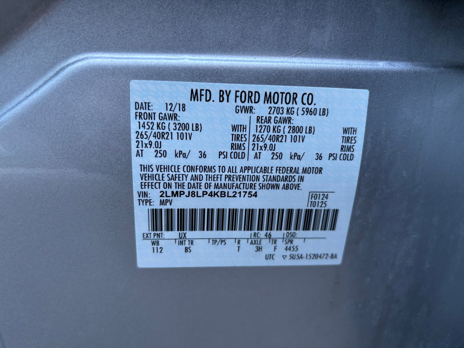 Used 2019 Lincoln Nautilus Reserve image 25