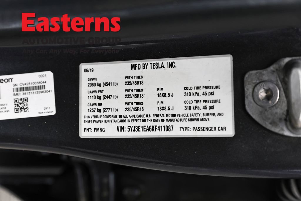 Used 2019 Tesla Model 3 Standard Range RWD image 34