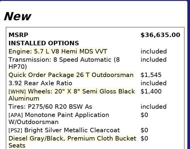Used 2014 RAM 1500 Outdoorsman image 4