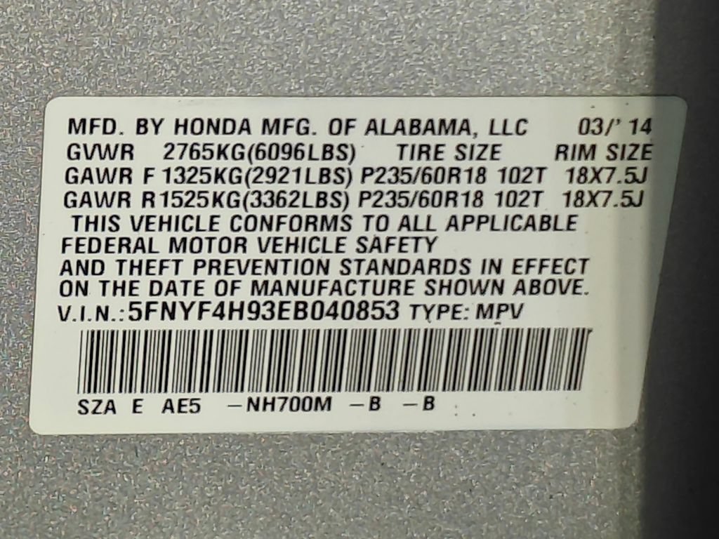 Used 2014 Honda Pilot Touring image 58