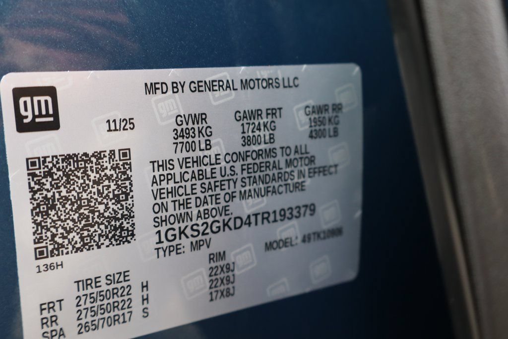 New 2026 GMC Yukon XL Elevation w/ LPO, Floor Liner Package AWD/4WD image 30
