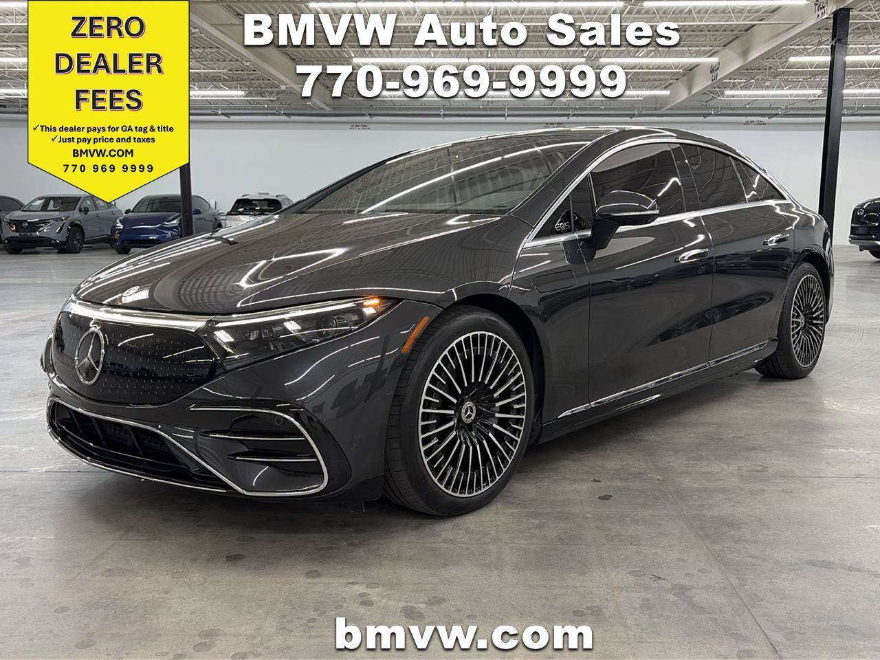 Used 2023 Mercedes-Benz EQS 580 4MATIC Sedan image 1