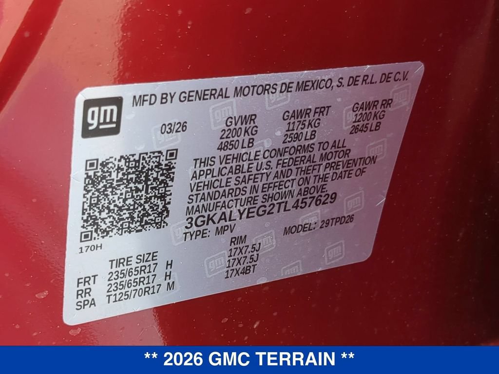 New 2026 GMC Terrain AT4 w/ LPO, Floor Liner Package AWD/4WD image 34