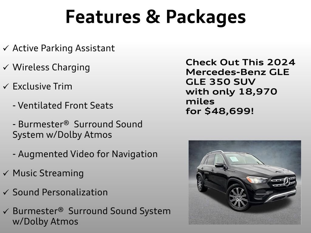 Used 2024 Mercedes-Benz GLE 350 4MATIC image 8