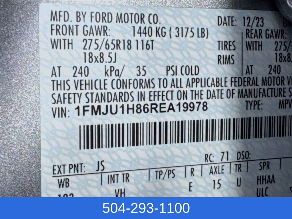 Certified 2024 Ford Expedition XLT image 33