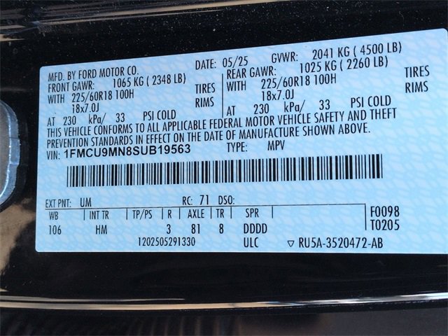 Used 2025 Ford Escape ST-Line image 33