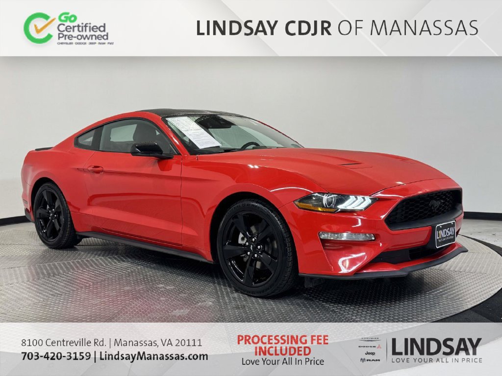Used 2021 Ford Mustang Coupe w/ Equipment Group 101A RWD image 1