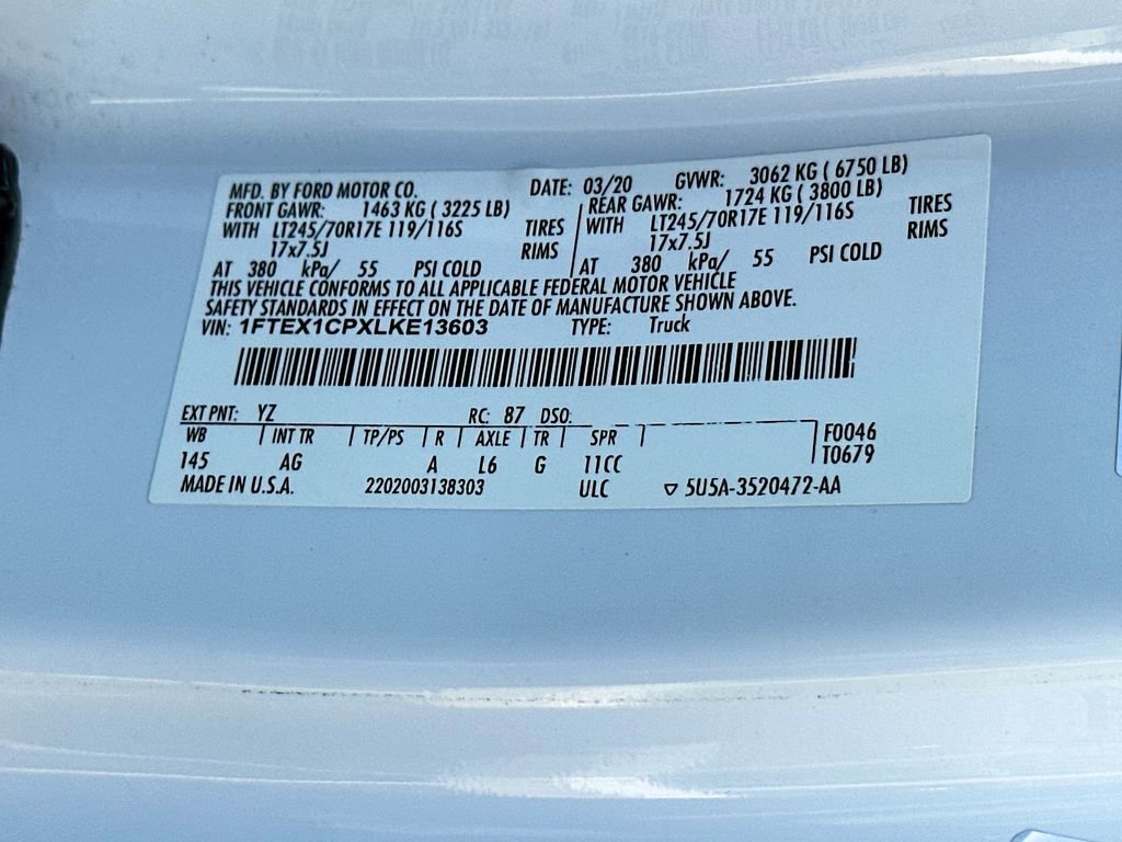 Used 2020 Ford F150 XL w/ Equipment Group 101A Mid image 27