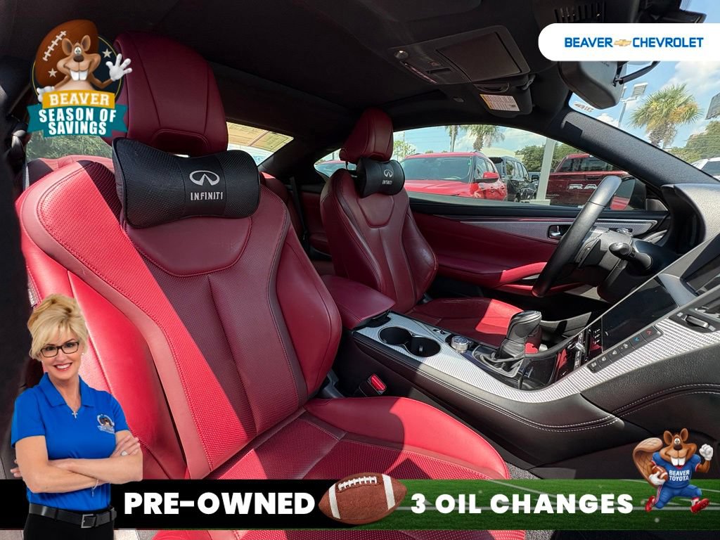Used 2017 INFINITI Q60 Red Sport 400 RWD image 29