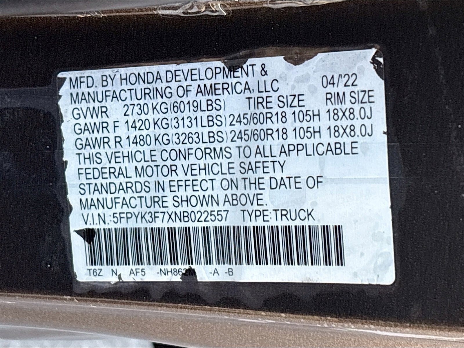 Used 2022 Honda Ridgeline RTL-E image 32