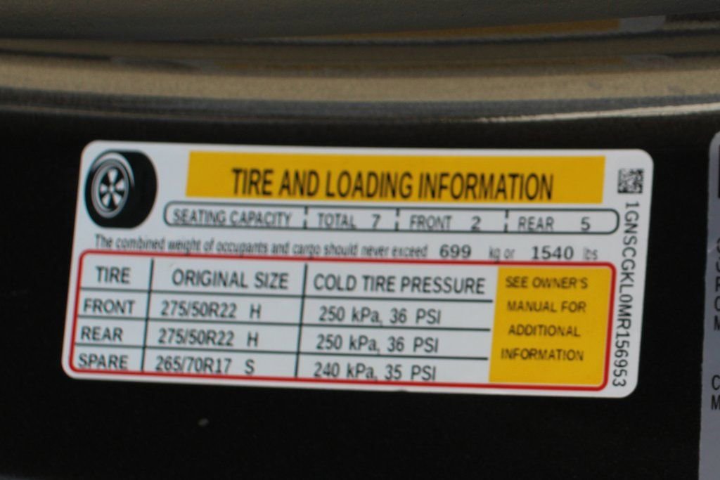 Used 2021 Chevrolet Suburban High Country w/ Premium Package image 57