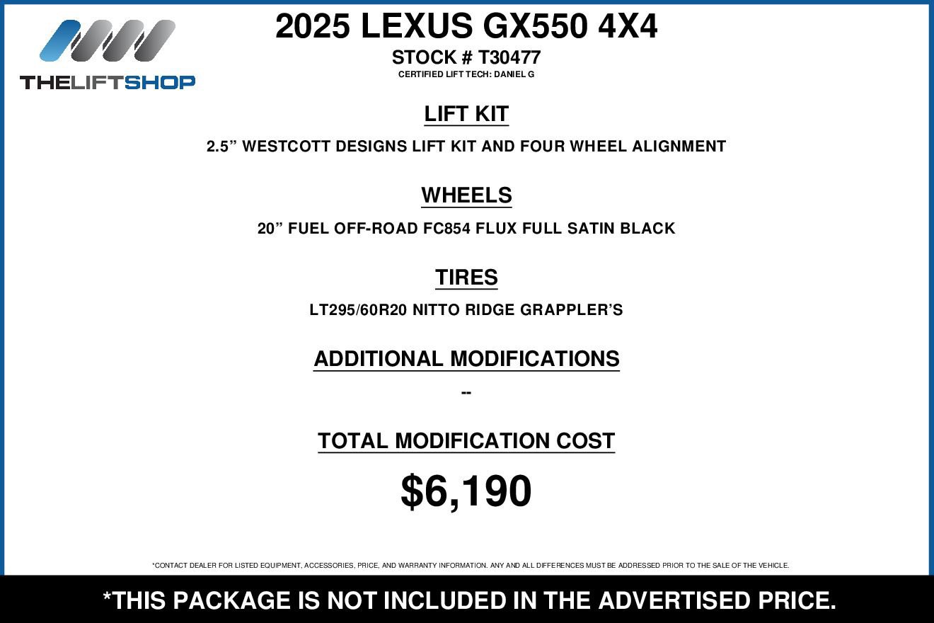 Used 2025 Lexus GX 550 image 2