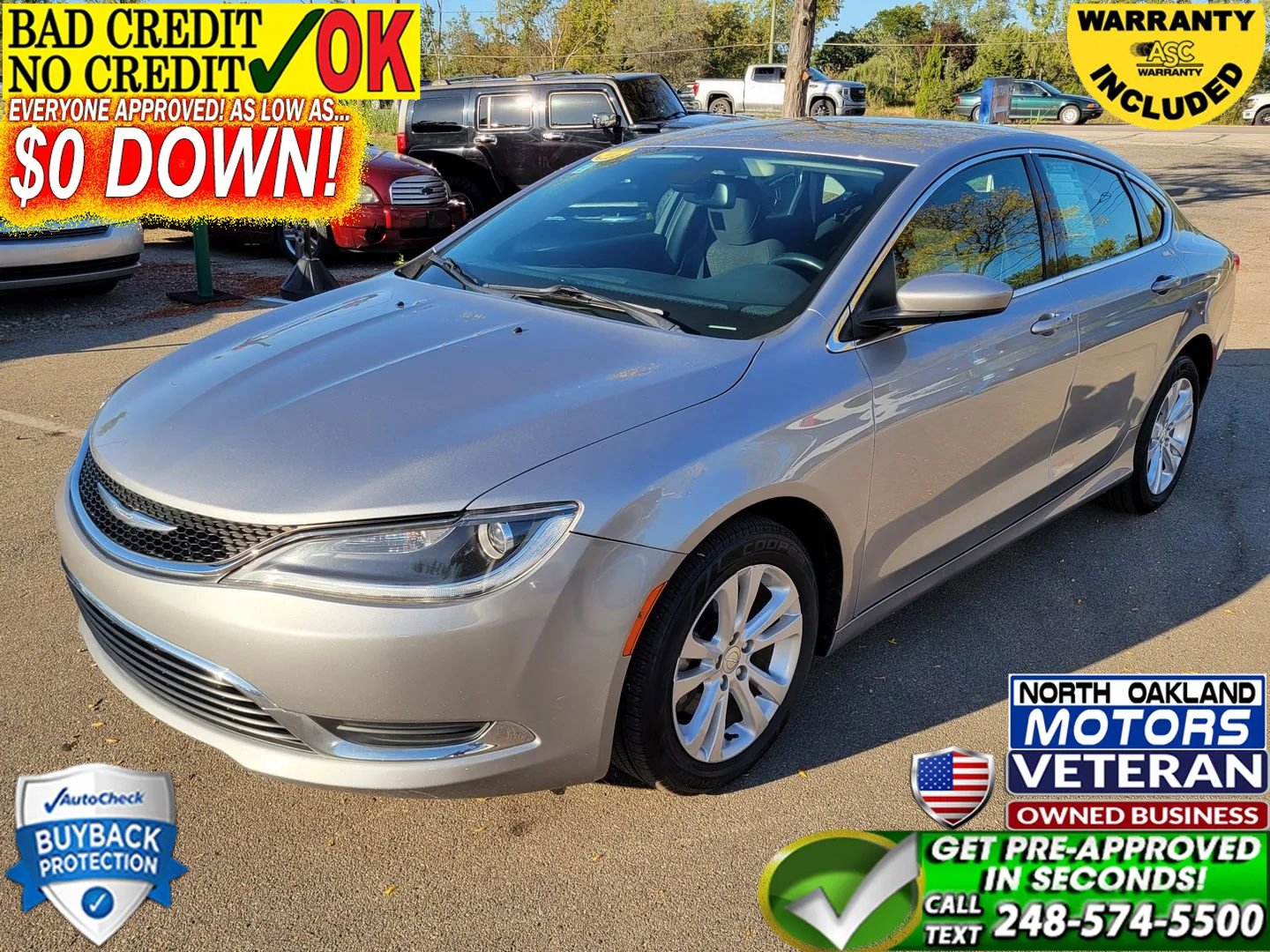 Used 2015 Chrysler 200 Limited w/ Convenience Group image 1