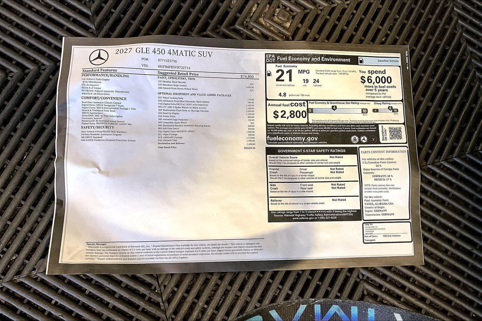 New 2027 Mercedes-Benz GLE 450 4MATIC image 18