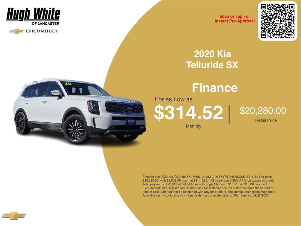 Used 2020 Kia Telluride SX w/ SX Prestige Package image 3