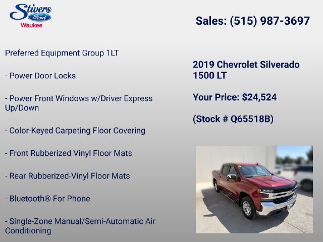 Used 2019 Chevrolet Silverado 1500 LT w/ All-Star Edition AWD/4WD image 16