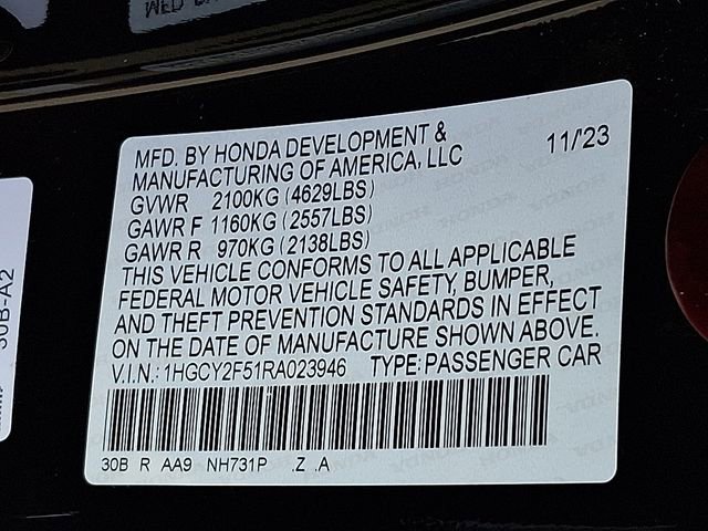 Certified 2024 Honda Accord Sport image 26
