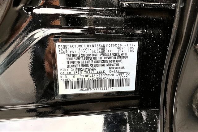 New 2026 Nissan Sentra SV w/ SV Convenience Package image 13