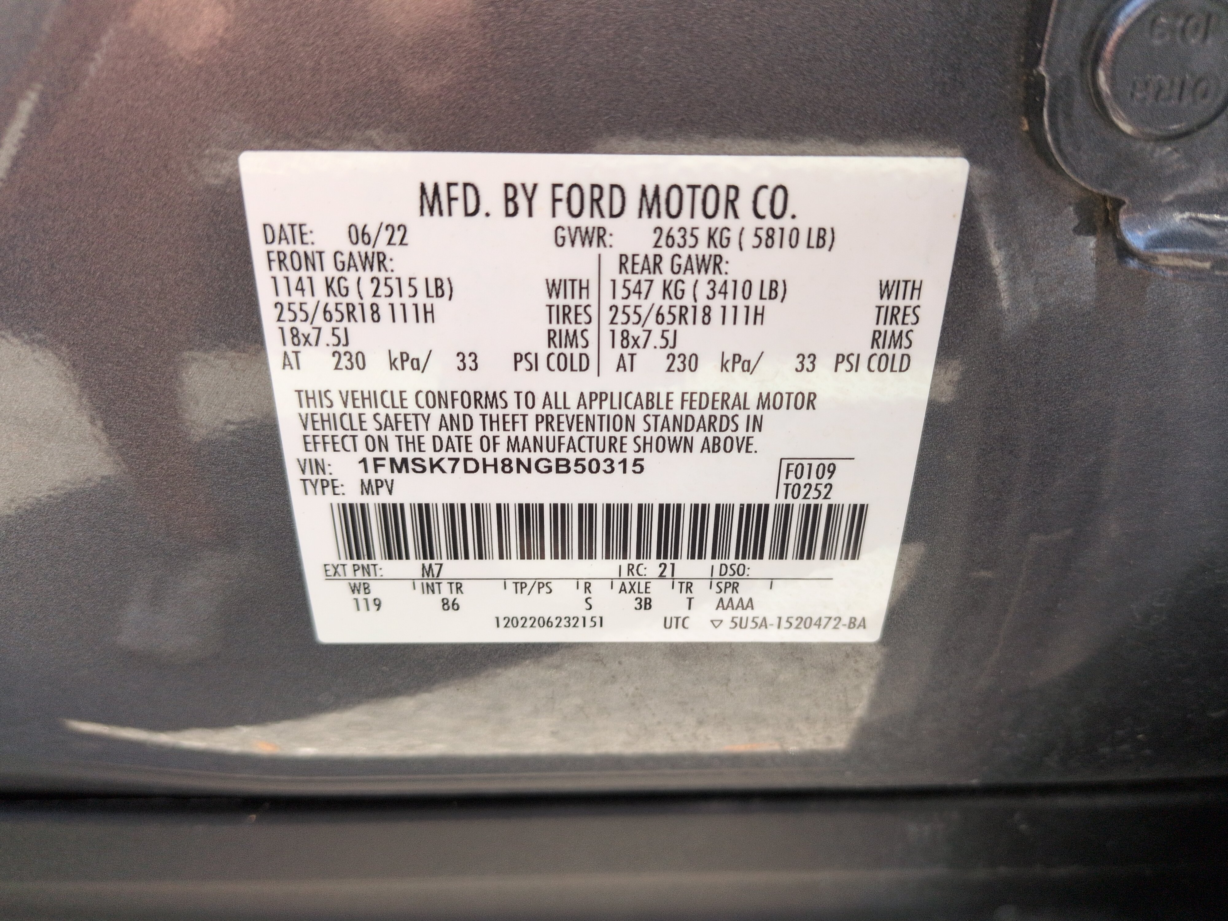 Certified 2022 Ford Explorer XLT RWD image 28
