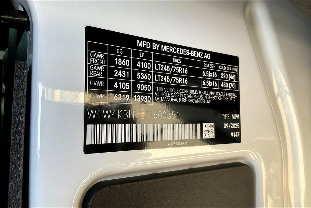 New 2026 Mercedes-Benz Sprinter 2500 image 10