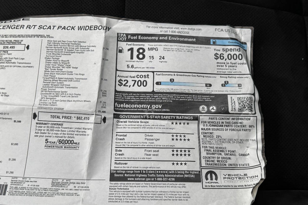 Used 2021 Dodge Challenger R/T Scat Pack RWD image 44