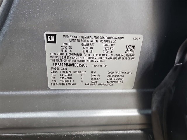 Certified 2022 Buick Envision Essence w/ Sport Touring Package image 37