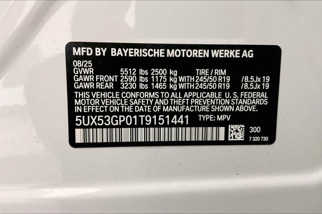 New 2026 BMW X3 xDrive30 w/ Convenience Package image 10