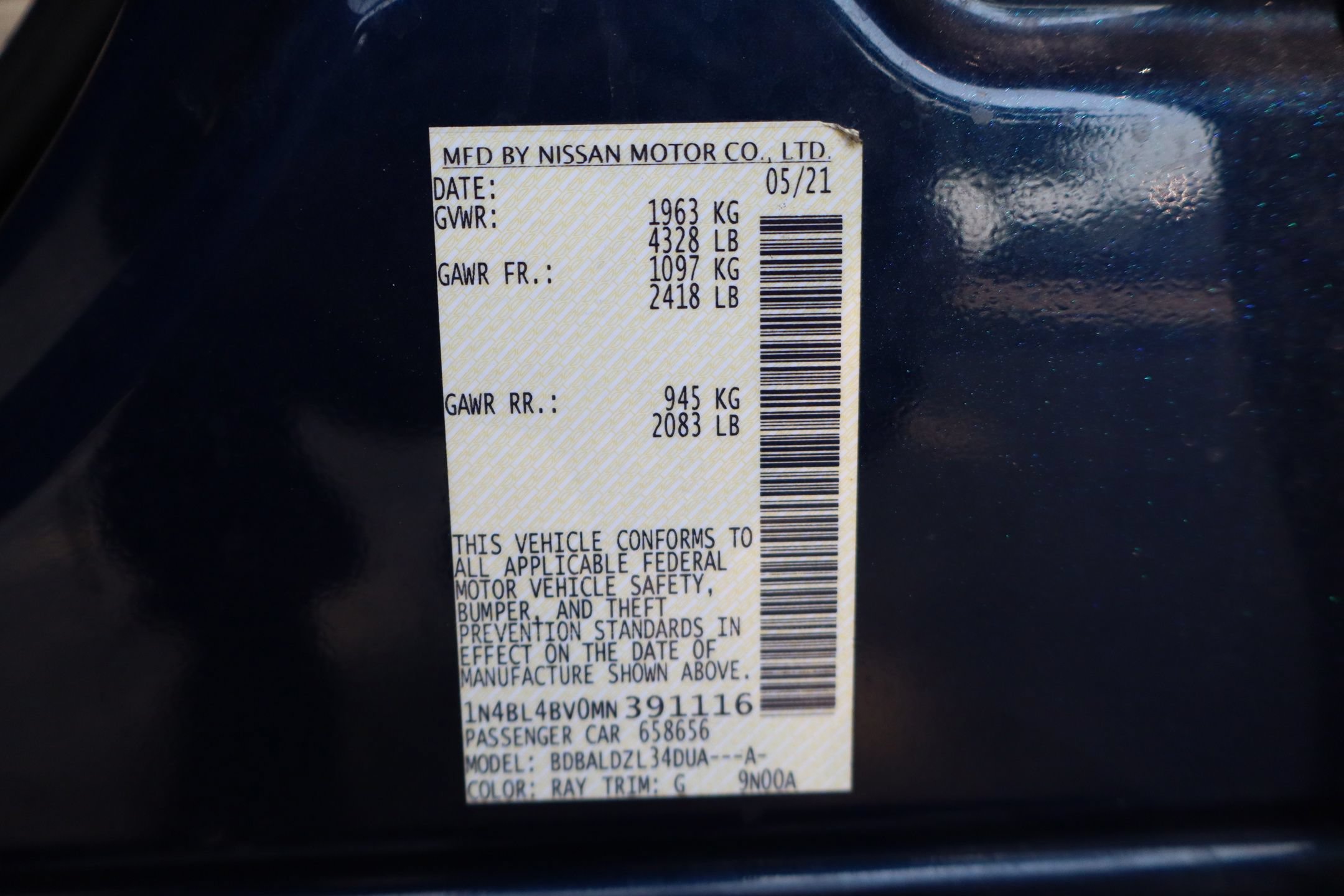 Used 2021 Nissan Altima 2.5 S FWD image 30