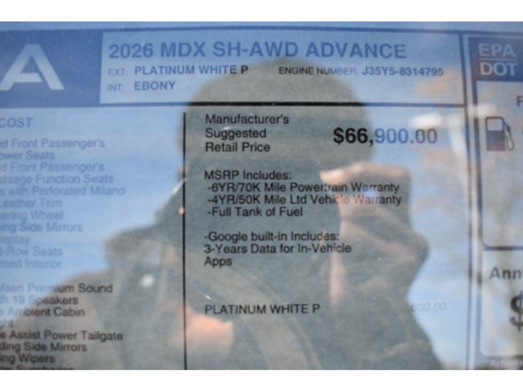 New 2026 Acura MDX w/ Advance Package AWD/4WD image 40