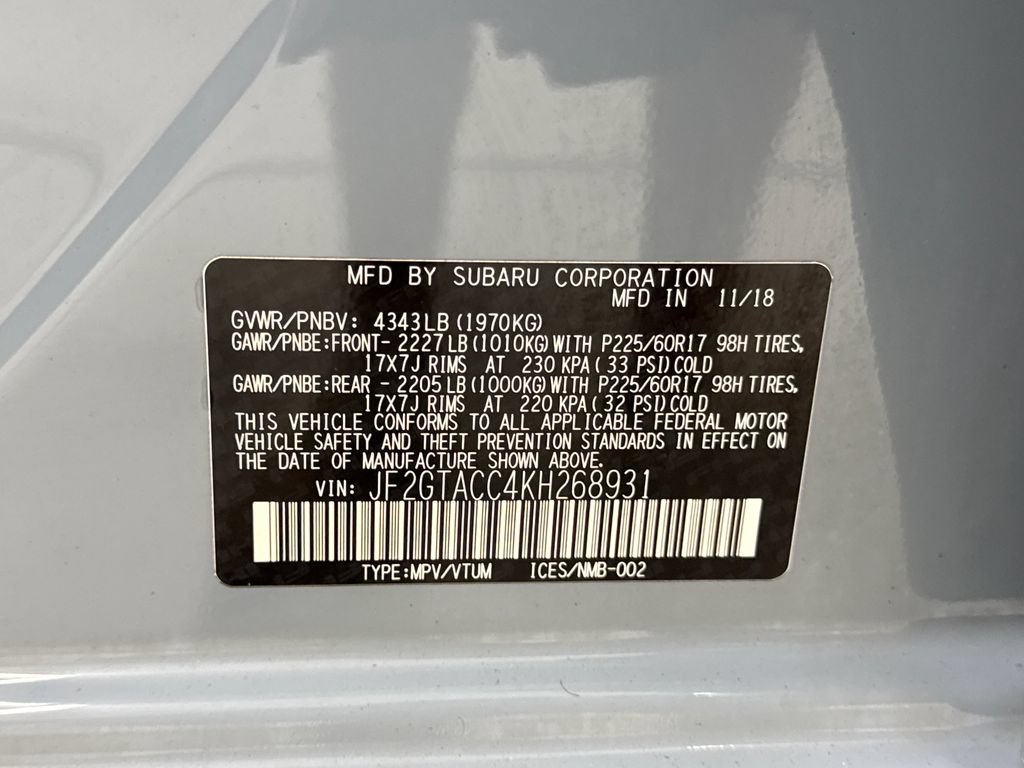 Used 2019 Subaru Crosstrek 2.0i Premium w/ Popular Package #2 AWD/4WD image 26