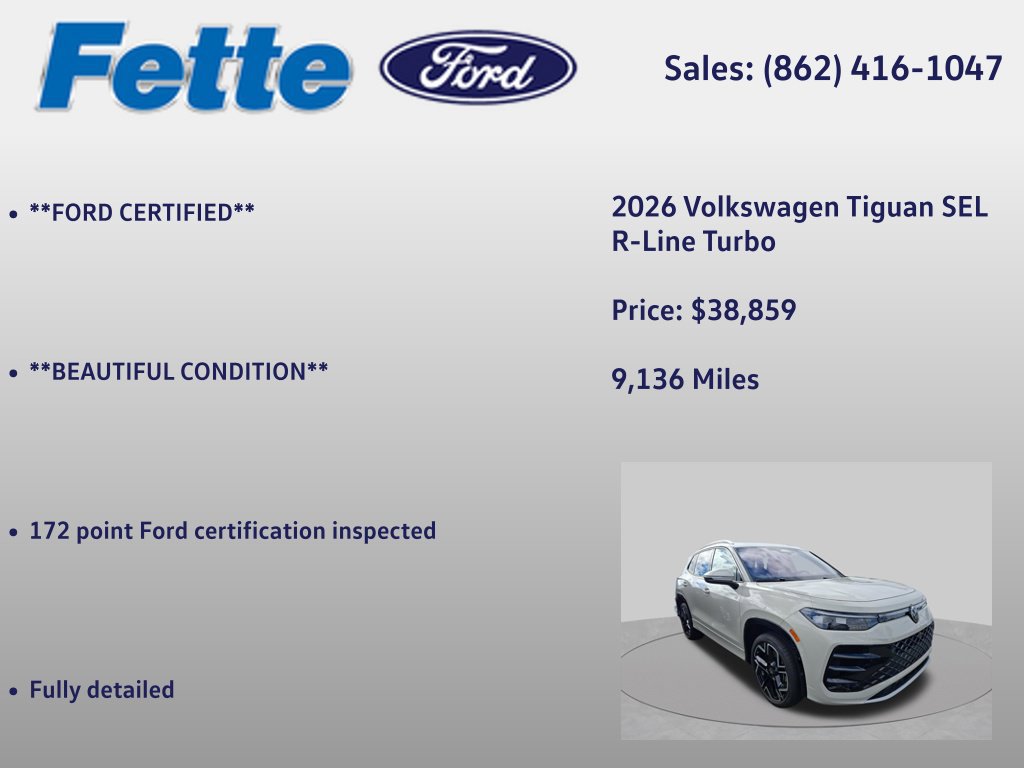Used 2026 Volkswagen Tiguan SEL R-Line AWD/4WD image 5